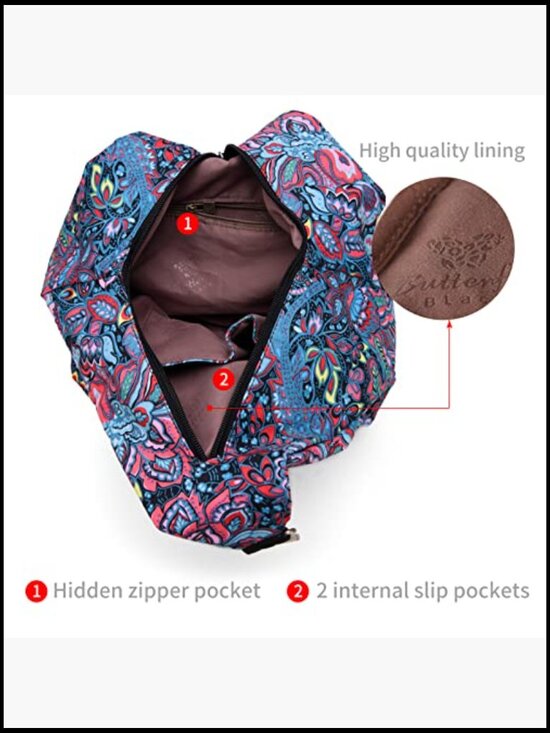 Bohemian Daypack Backpack Women Fashion Casual Small Shoulder Purse Y2K